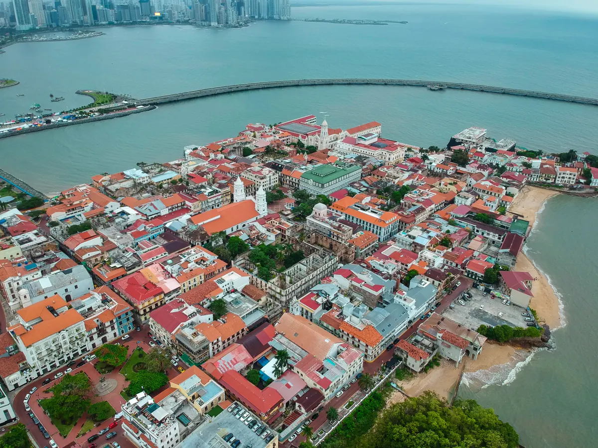 Vista aérea del Casco Antiguo de Panamá